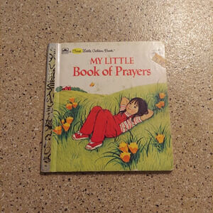 My Little Book of Prayers First Little Golden Book, 1982, 5.5x6 Inches, Hardcove